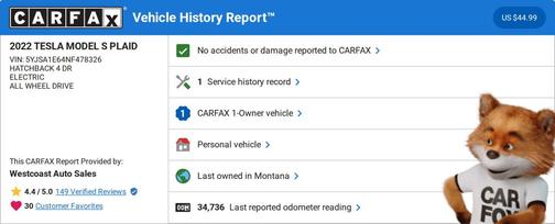 2022 Tesla Model S Plaid