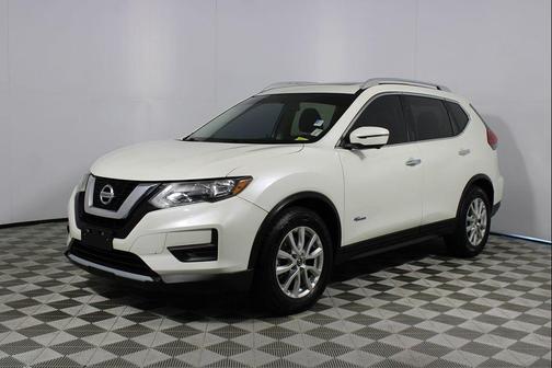 Pearl White 2017 Nissan Rogue Hybrid SV