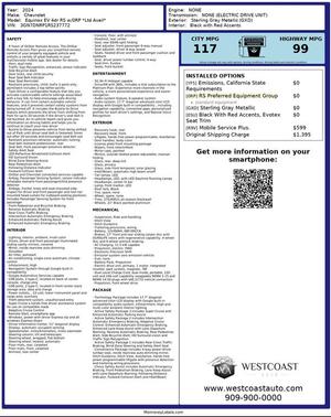 2024 Chevrolet Equinox EV RS