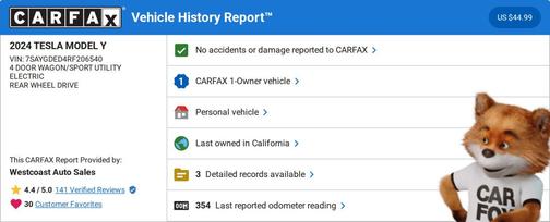 2024 Tesla Model Y Long Range Dual Motor All-Wheel Drive