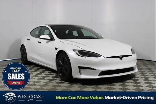Pearl White Multi-Coat 2022 Tesla Model S Dual Motor All-Wheel Drive