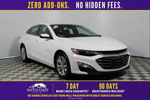 Summit White 2023 Chevrolet Malibu FWD 1LT