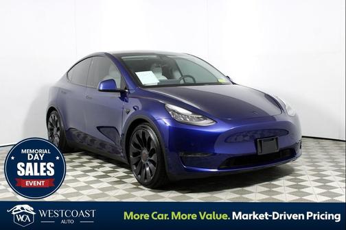 Deep Blue Metallic 2021 Tesla Model Y Performance Dual Motor All-Wheel Drive