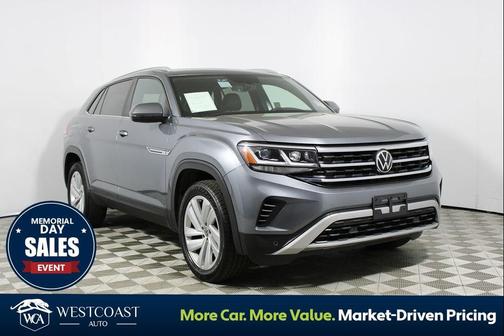 Gray 2021 Volkswagen Atlas Cross Sport 3.6L V6 SE w/Technology