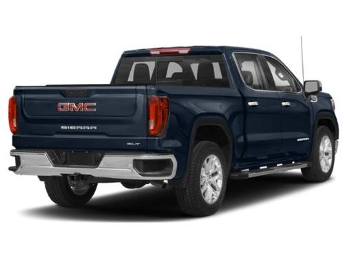 Pacific Blue Metallic 2021 GMC Sierra 1500 SLT