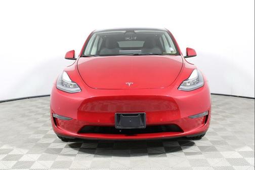 Red Multi-Coat 2022 Tesla Model Y Long Range Dual Motor All-Wheel Drive