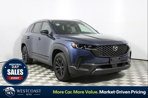 Ingot Blue Metallic 2025 Mazda CX-50 Hybrid Preferred Package