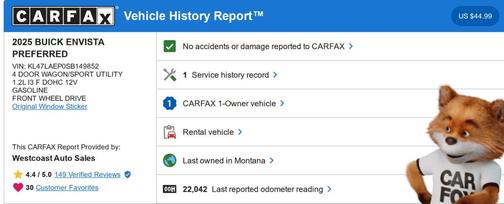 2025 Buick Envista Preferred FWD