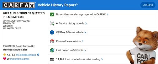 2023 Audi e-tron GT Premium Plus quattro