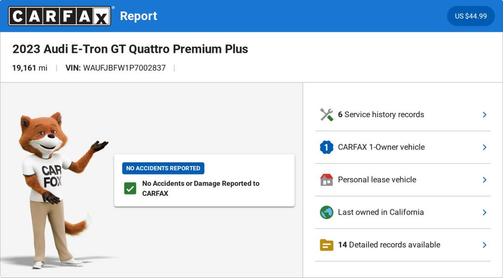 2023 Audi e-tron GT Premium Plus quattro