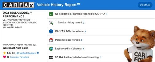 2022 Tesla Model Y Performance Dual Motor All-Wheel Drive