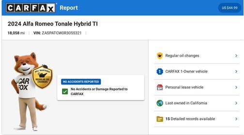 2024 Alfa Romeo Tonale Ti EAWD