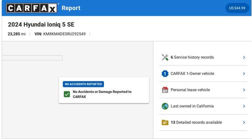 Abyss Black 2024 Hyundai IONIQ 5 SE