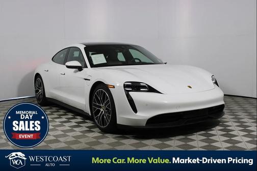 White 2022 Porsche Taycan