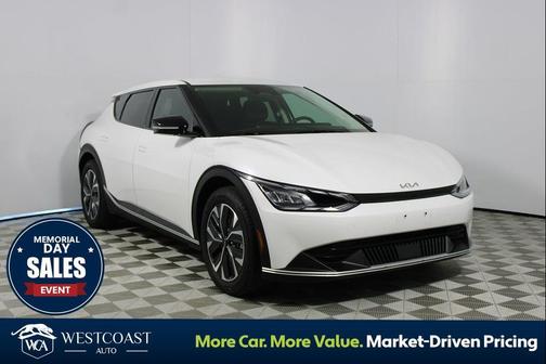 Snow White Pearl 2024 Kia EV6 Light Long Range