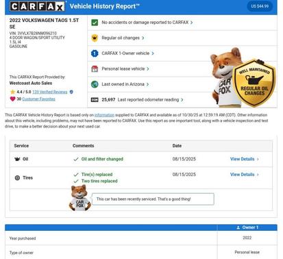 2022 Volkswagen Taos 1.5T SE