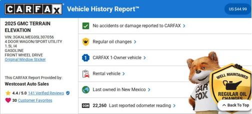 2025 GMC Terrain FWD Elevation