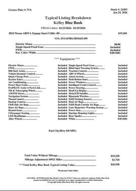 2024 Nissan ARIYA ENGAGE