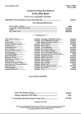 2025 BMW 228 Gran Coupe i