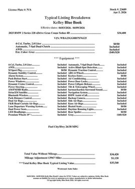 Brooklyn Grey Metallic 2025 BMW 228 Gran Coupe xDrive