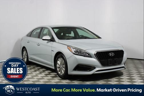 Seaport Mist 2016 Hyundai SONATA Hybrid SE