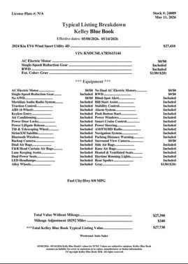 Steel Gray 2024 Kia EV6 Wind