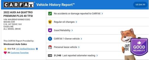 2022 Audi A4 40 Premium Plus