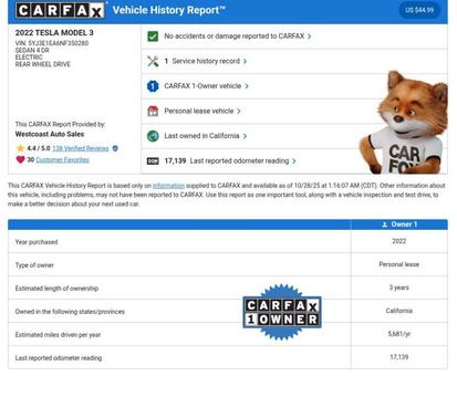 2022 Tesla Model 3 Standard Range