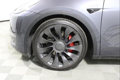 Gray 2022 Tesla Model Y Performance Dual Motor All-Wheel Drive