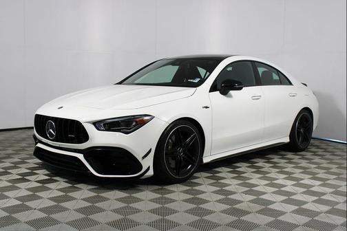 Polar White 2022 Mercedes-Benz AMG CLA 45 AMG CLA 45 4MATIC
