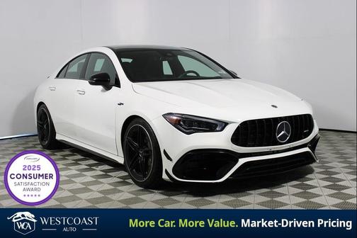 Polar White 2022 Mercedes-Benz AMG CLA 45 AMG CLA 45 4MATIC