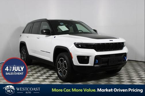 Bright White Clearcoat 2023 Jeep Grand Cherokee 4xe Trailhawk