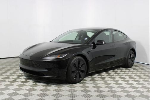 Black 2025 Tesla Model 3 Long Range