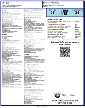 2024 BMW 430 Gran Coupe i