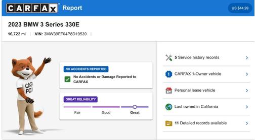 Alpine White 2023 BMW 330e Base