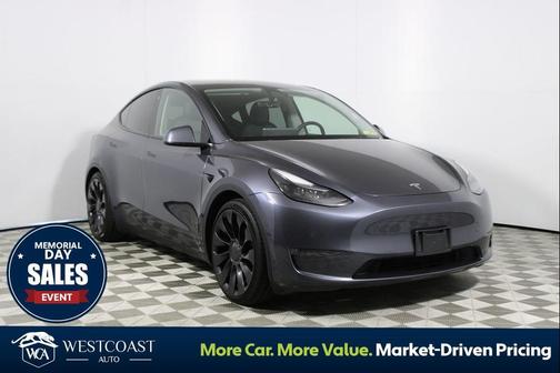 Solid Black 2022 Tesla Model Y Performance Dual Motor All-Wheel Drive