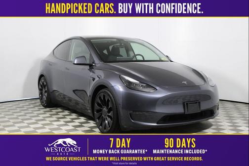 Solid Black 2022 Tesla Model Y Performance Dual Motor All-Wheel Drive