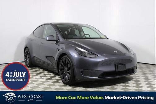 Solid Black 2022 Tesla Model Y Performance Dual Motor All-Wheel Drive