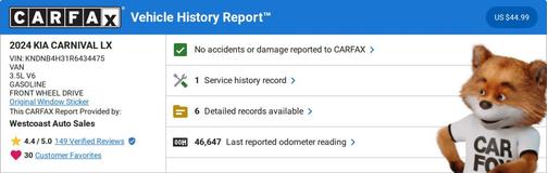 2024 Kia Carnival LX