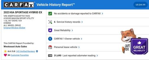 2023 Kia Sportage Hybrid EX