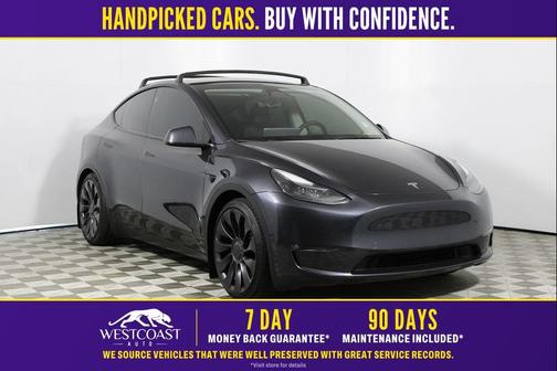 Stealth Grey 2024 Tesla Model Y Performance Dual Motor All-Wheel Drive
