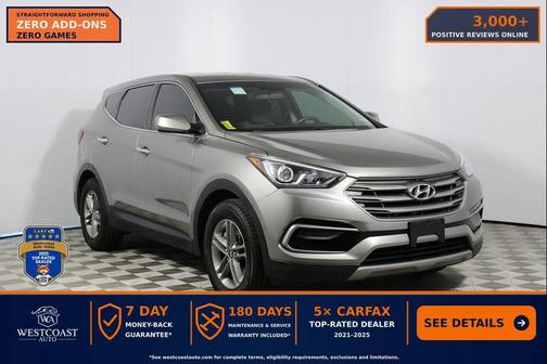Mineral Gray 2017 Hyundai Santa Fe Sport 2.4L