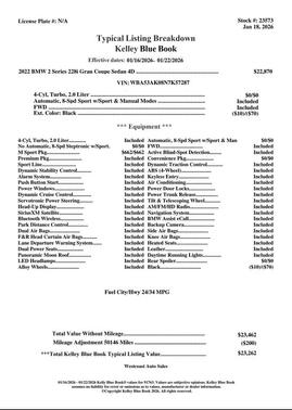 2022 BMW 228 Gran Coupe i sDrive