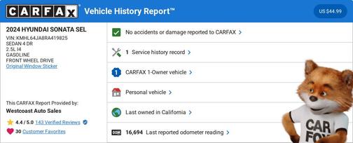 2024 Hyundai SONATA SEL