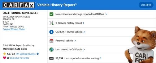 2024 Hyundai SONATA SEL