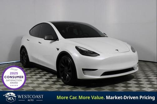 Pearl White Multi-Coat 2022 Tesla Model Y Performance Dual Motor All-Wheel Drive