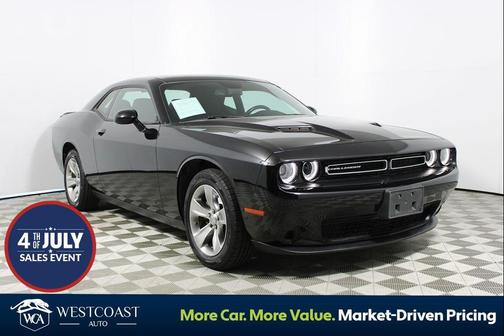 Pitch Black Clearcoat 2021 Dodge Challenger SXT