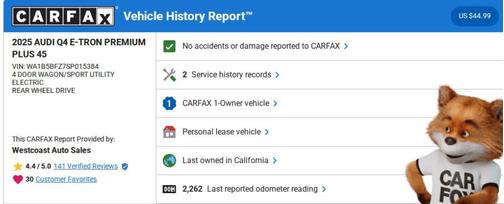 2025 Audi Q4 e-tron Premium 45 quattro