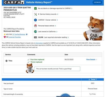 2024 Audi Q8 e-tron Premium Plus