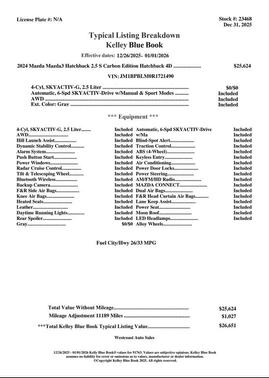 2024 Mazda Mazda3 AWD